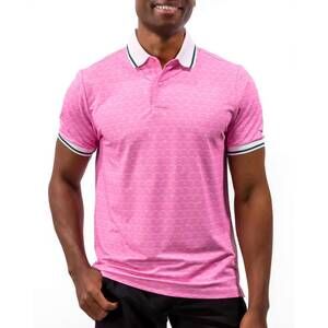 NEW AZALEA off the pond pique polo in pink